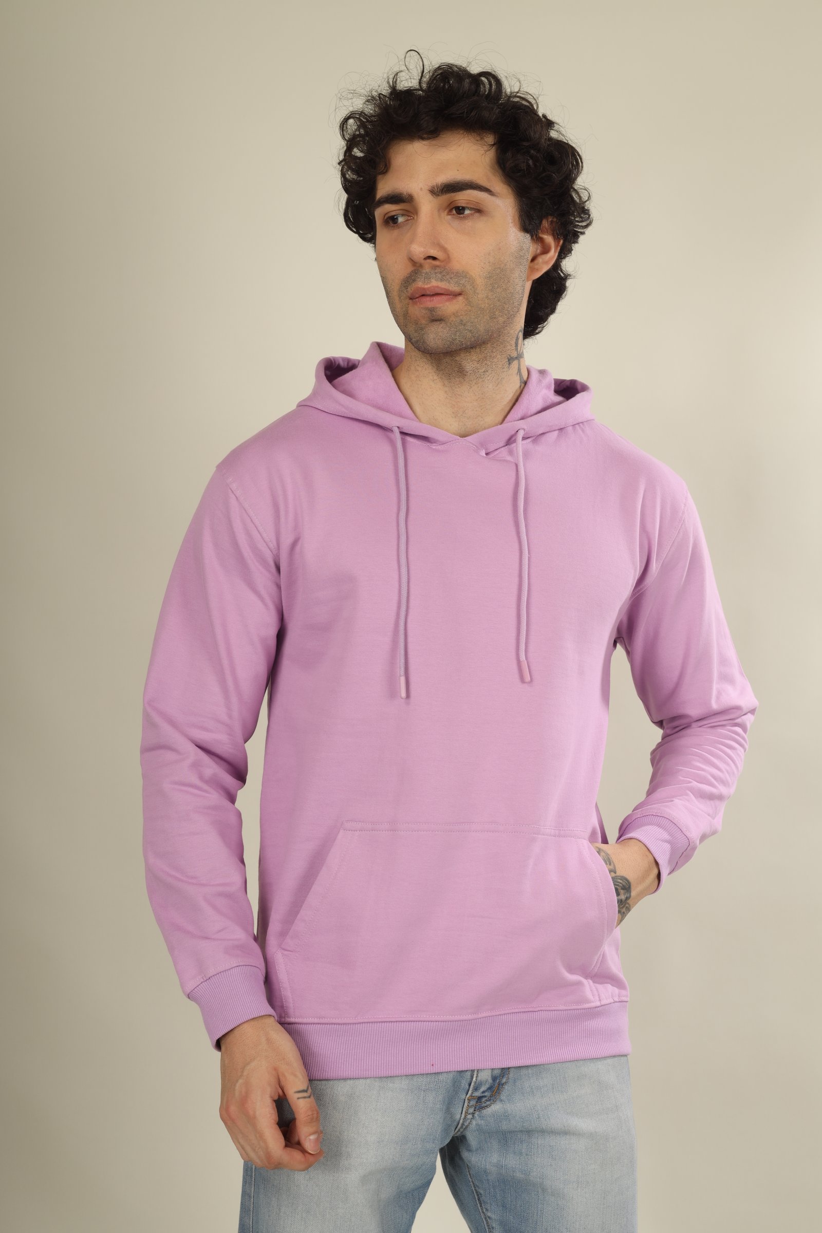 Cotton Hoodies-Unisex!! 300Gsm French Terry Raising  (Without Branding )