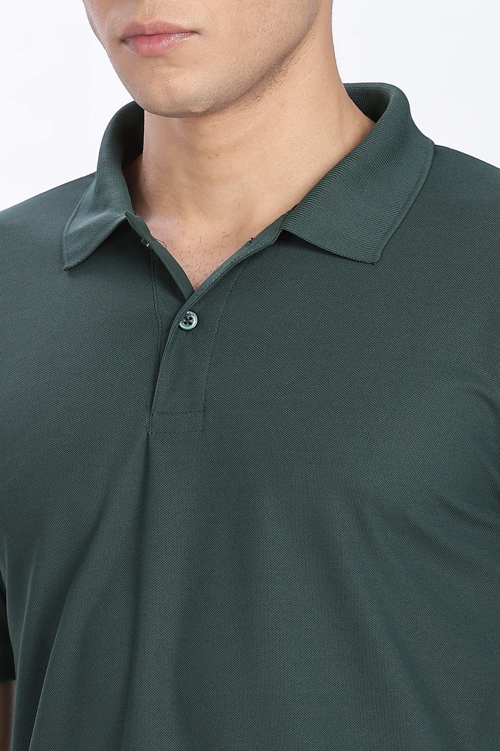 220-GSM Polo Collar (Polyester mars fabric)  (Without Branding )