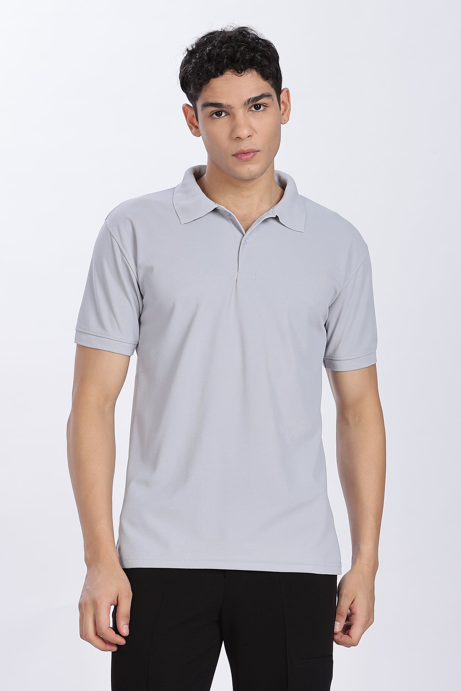 220-GSM Polo Collar (Polyester mars fabric)  (Without Branding )