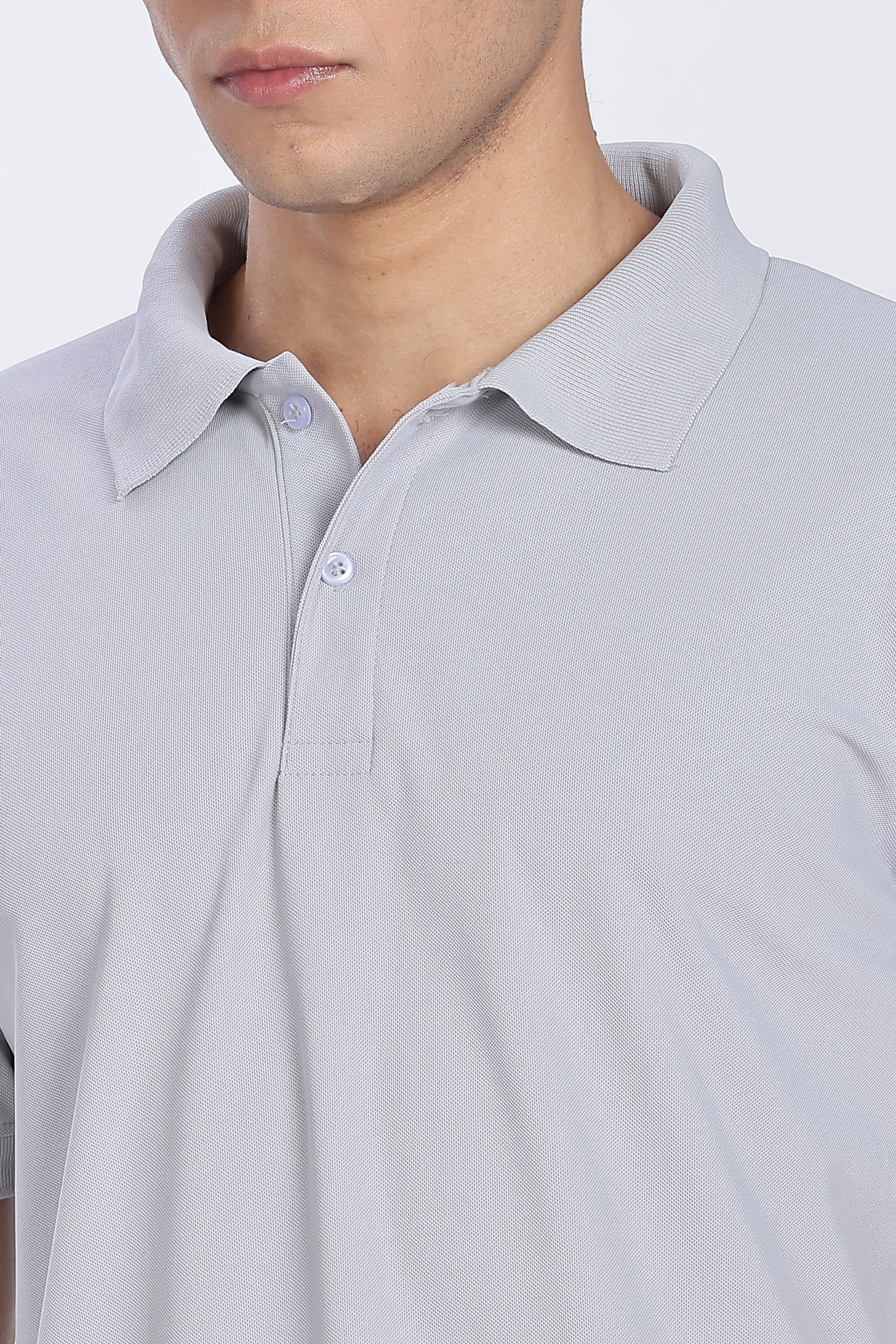 220-GSM Polo Collar (Polyester mars fabric)  (Without Branding )