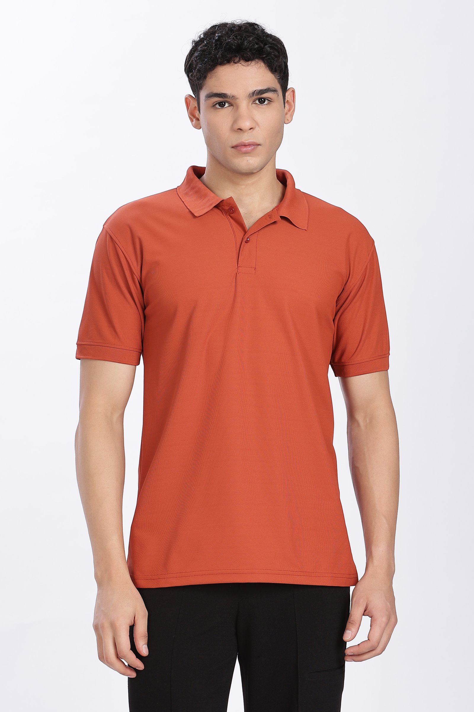 220-GSM Polo Collar (Polyester mars fabric)  (Without Branding )
