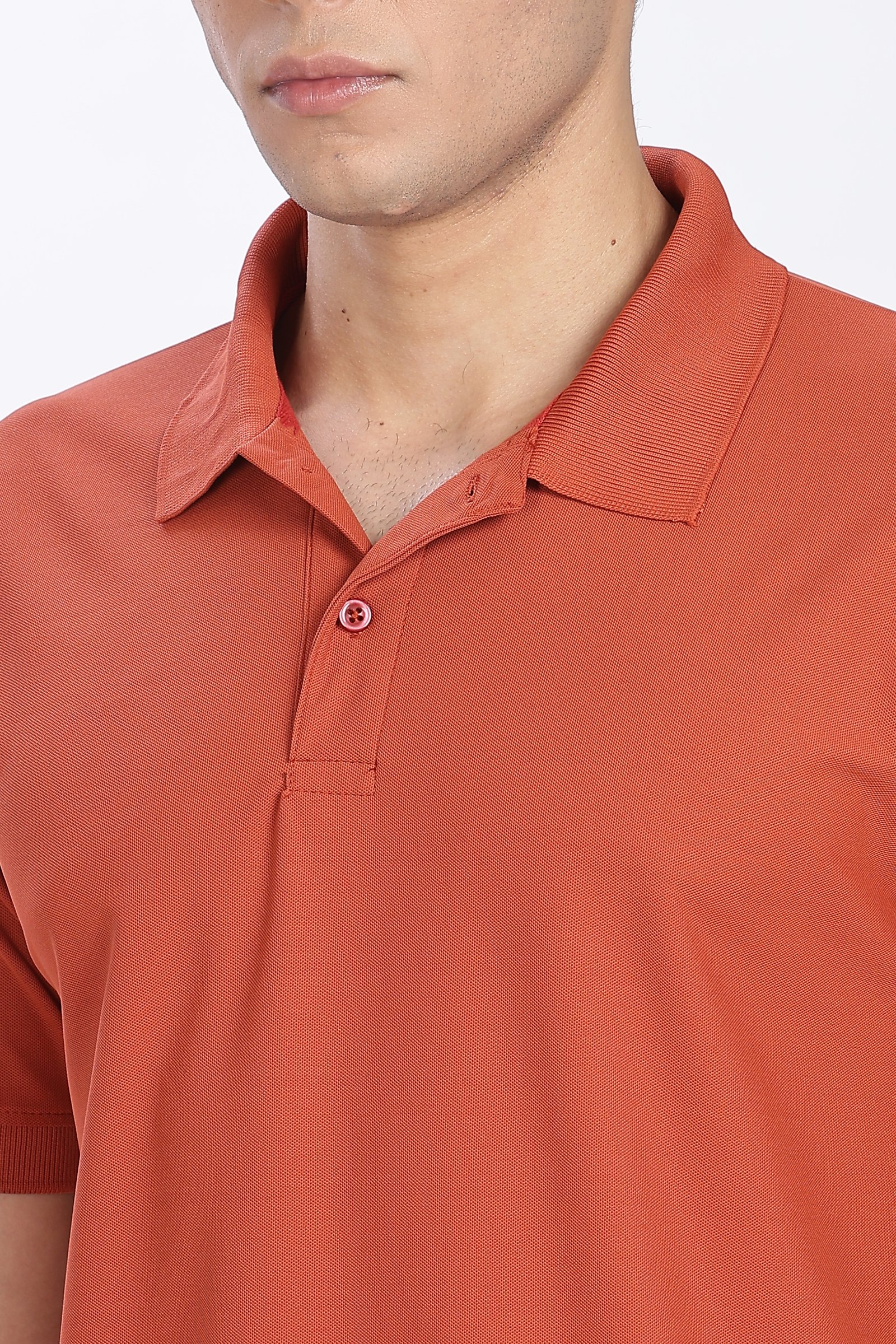 220-GSM Polo Collar (Polyester mars fabric)  (Without Branding )