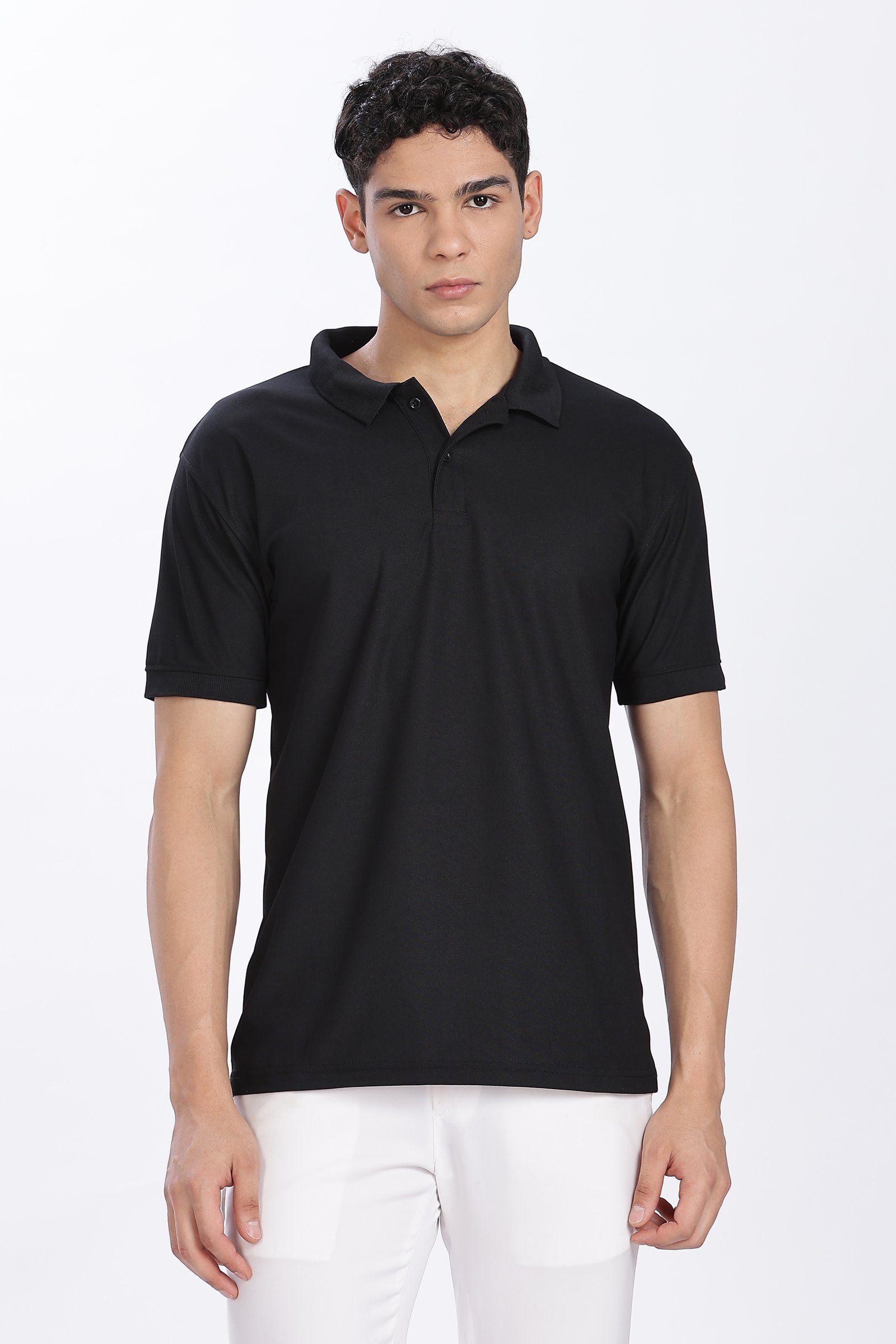 220-GSM Polo Collar (Polyester mars fabric)  (Without Branding )