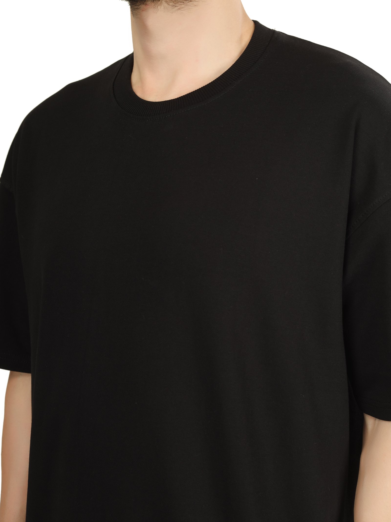 (240Gsm) French Terry Cotton Oversized T-Shirt - Unisex  (Without Branding )