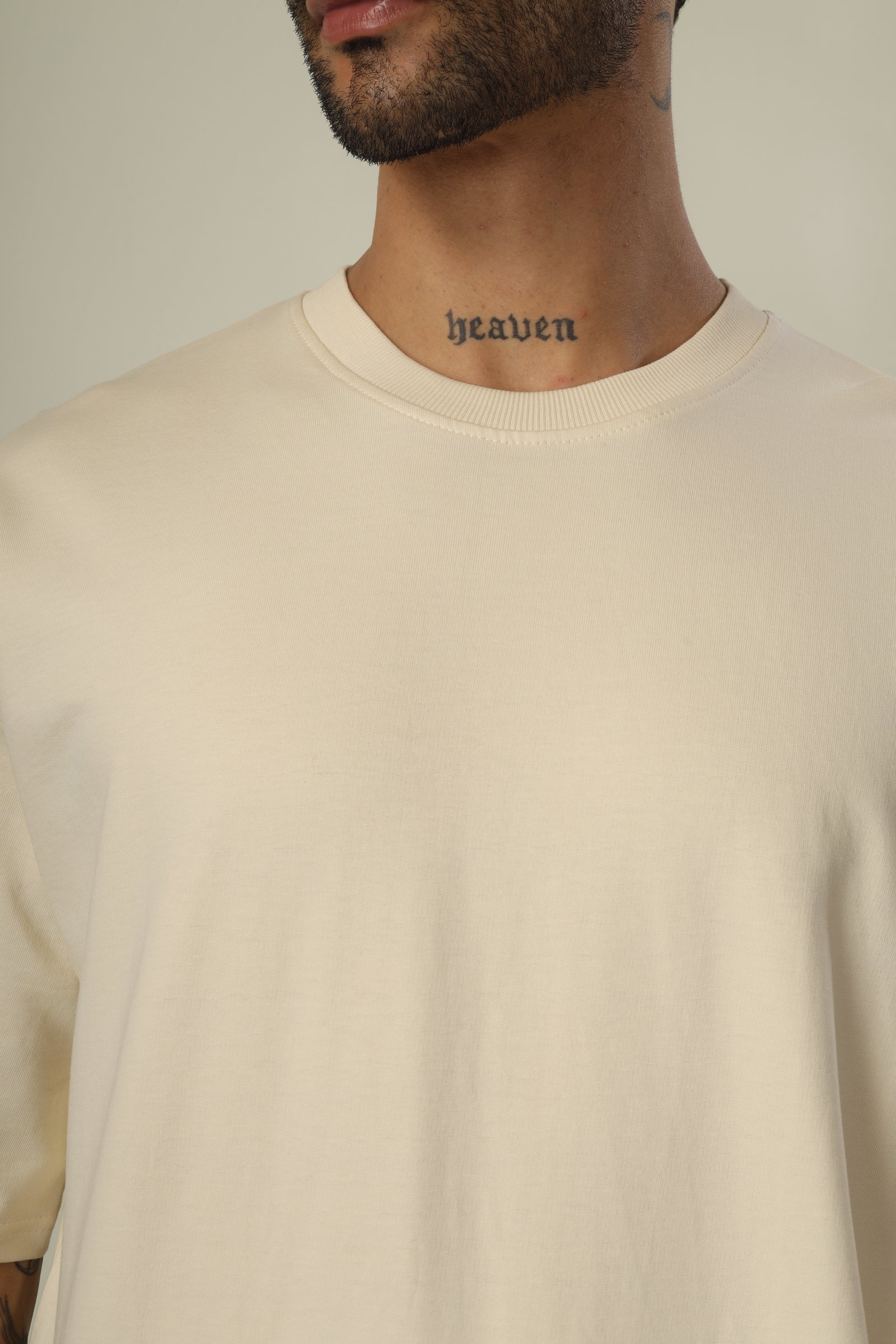 (240Gsm) French Terry Cotton Oversized T-Shirt - Unisex  (Without Branding )