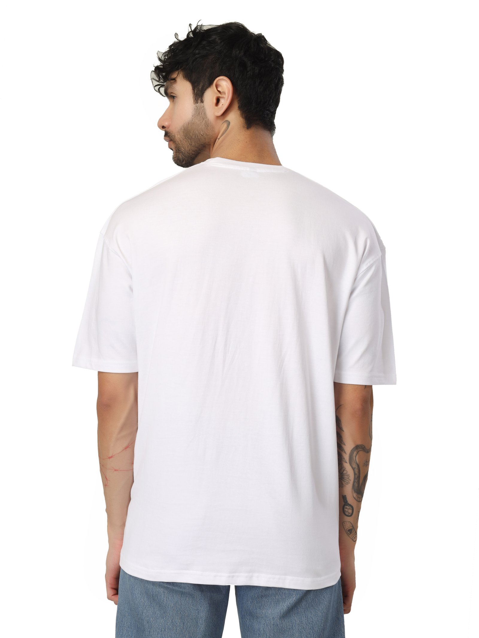 (Reycle 240 GSM) French Terry Cotton Oversized T-Shirt - Unisex  Without Branding