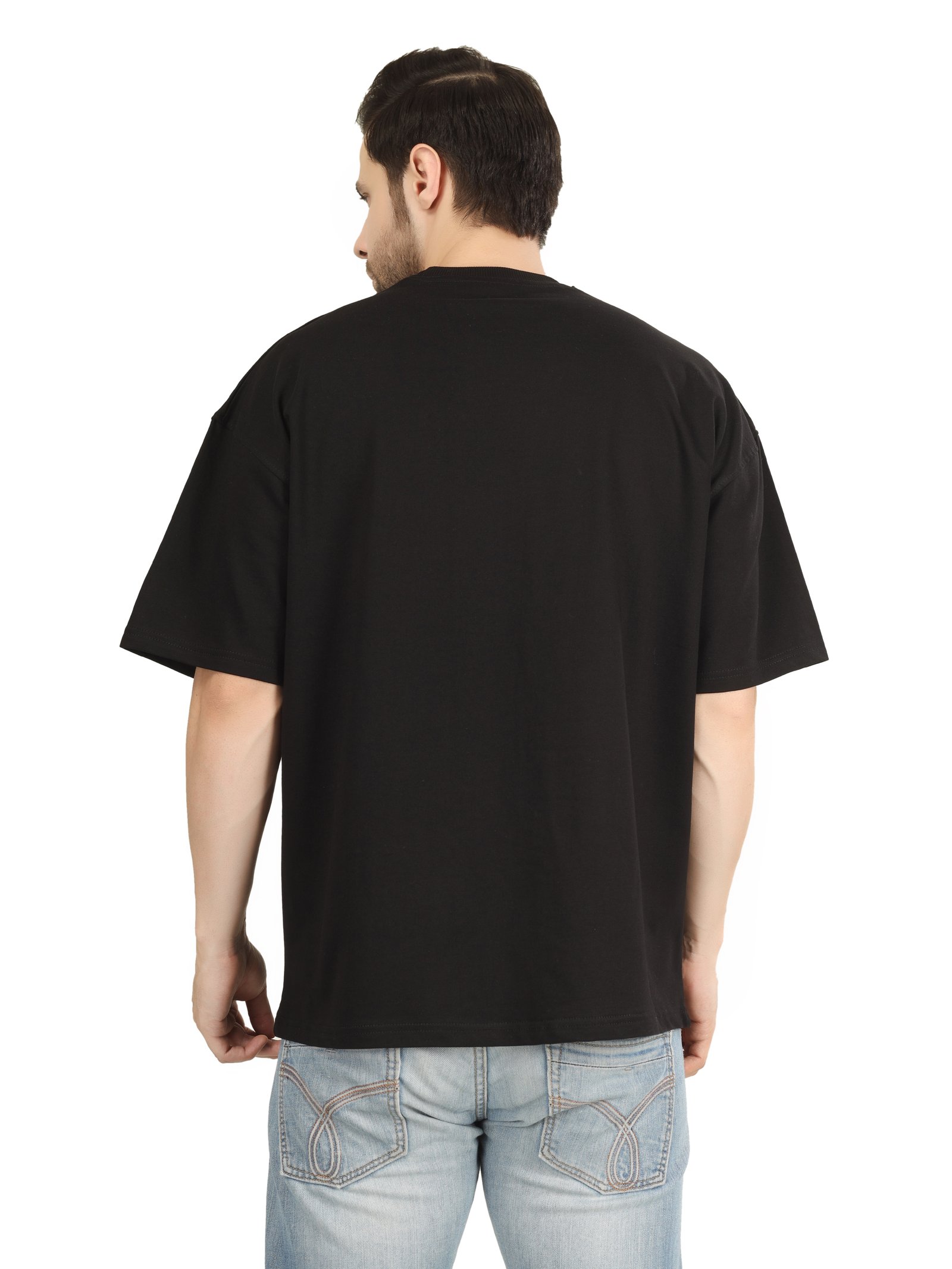 (Reycle 240 GSM) French Terry Cotton Oversized T-Shirt - Unisex Without Branding
