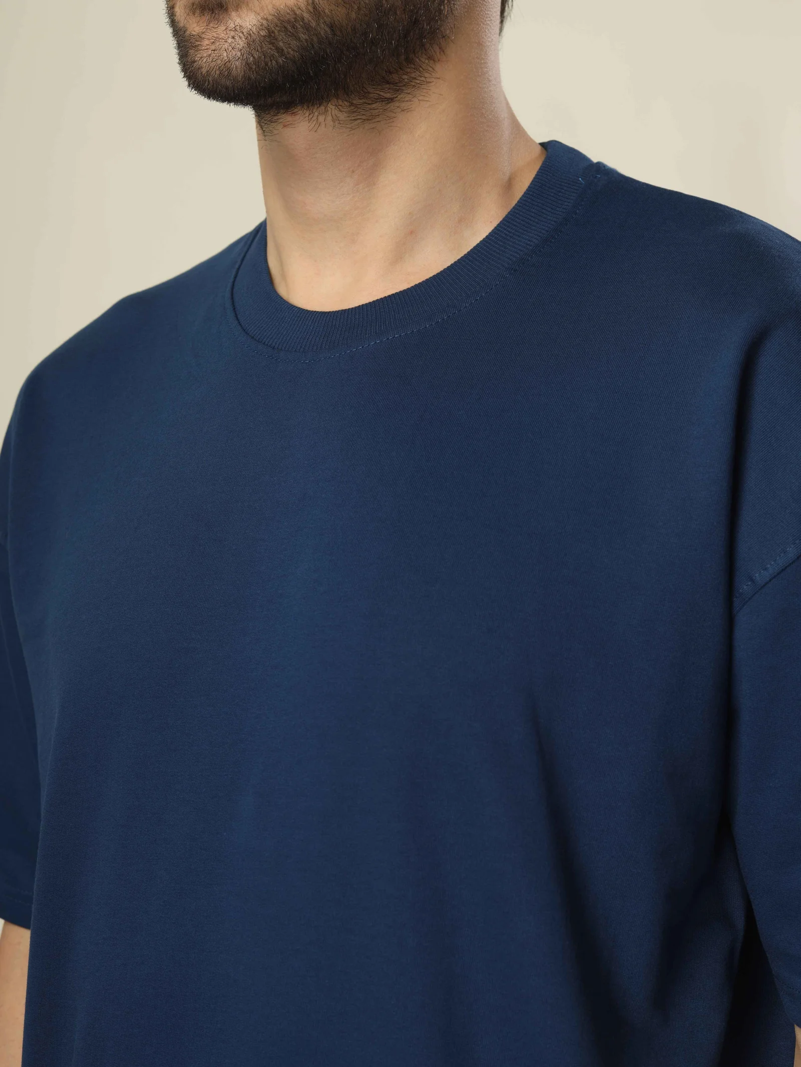 (240Gsm) French Terry Cotton Oversized T-Shirt - Unisex  (Without Branding )