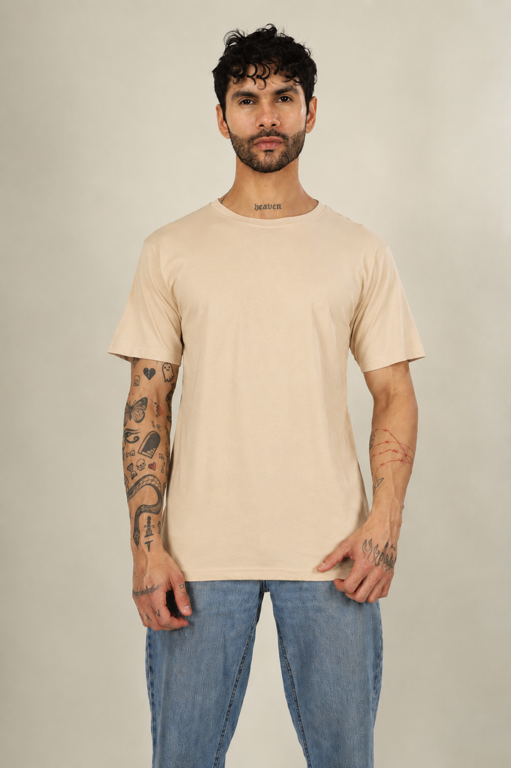 (Reycle 180 GSM) 180 Gsm Regular Half Sleeve (Single Jersey Cotton) (Without Branding )