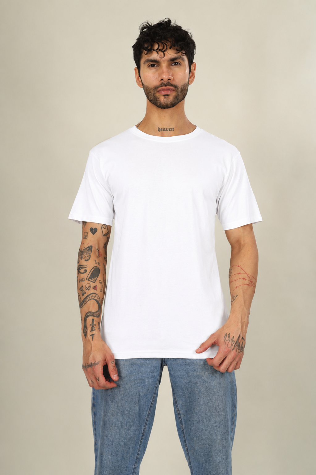 (Reycle 180 GSM) 180 Gsm Regular Half Sleeve (Single Jersey Cotton) (Without Branding )