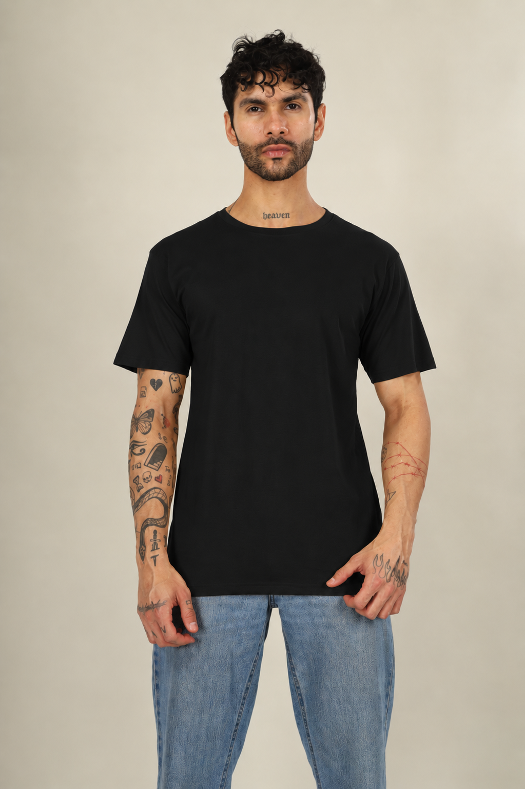 (Reycle 180 GSM) 180 Gsm Regular Half Sleeve (Single Jersey Cotton) (Without Branding )