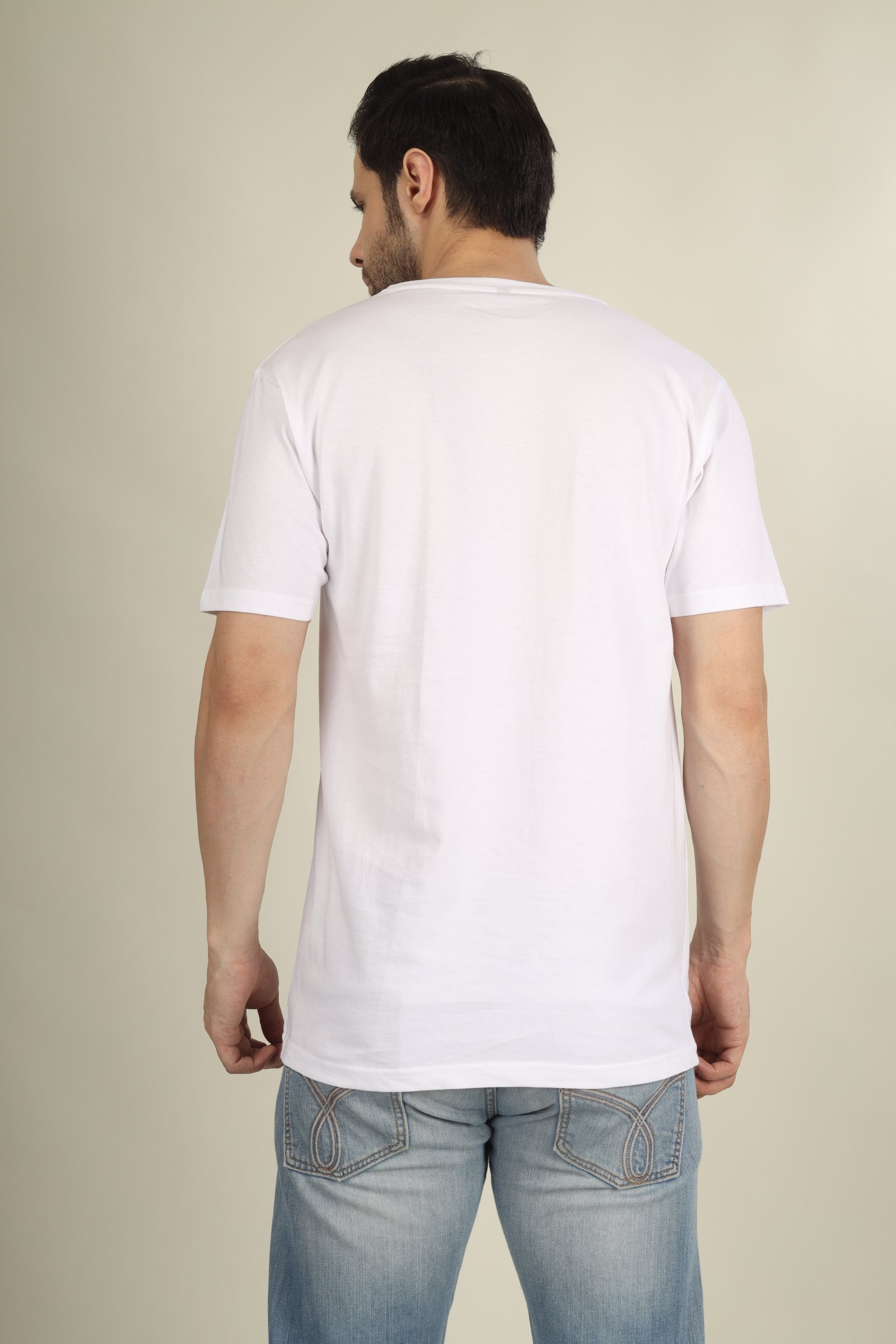 180 Gsm Regular Half Sleeve (Single Jersey Cotton)  (Without Branding )