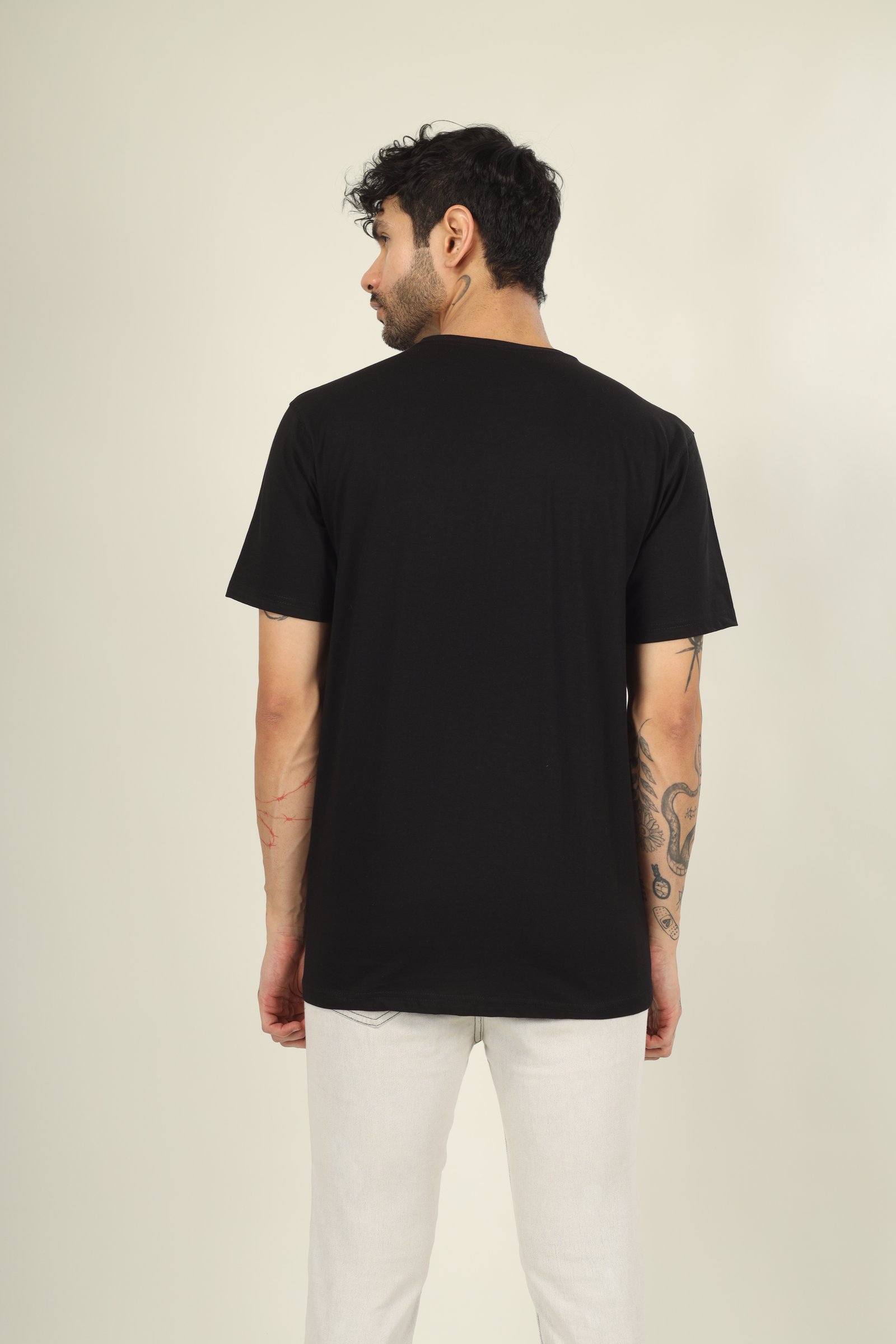 180 Gsm Regular Half Sleeve (Single Jersey Cotton)  (Without Branding )
