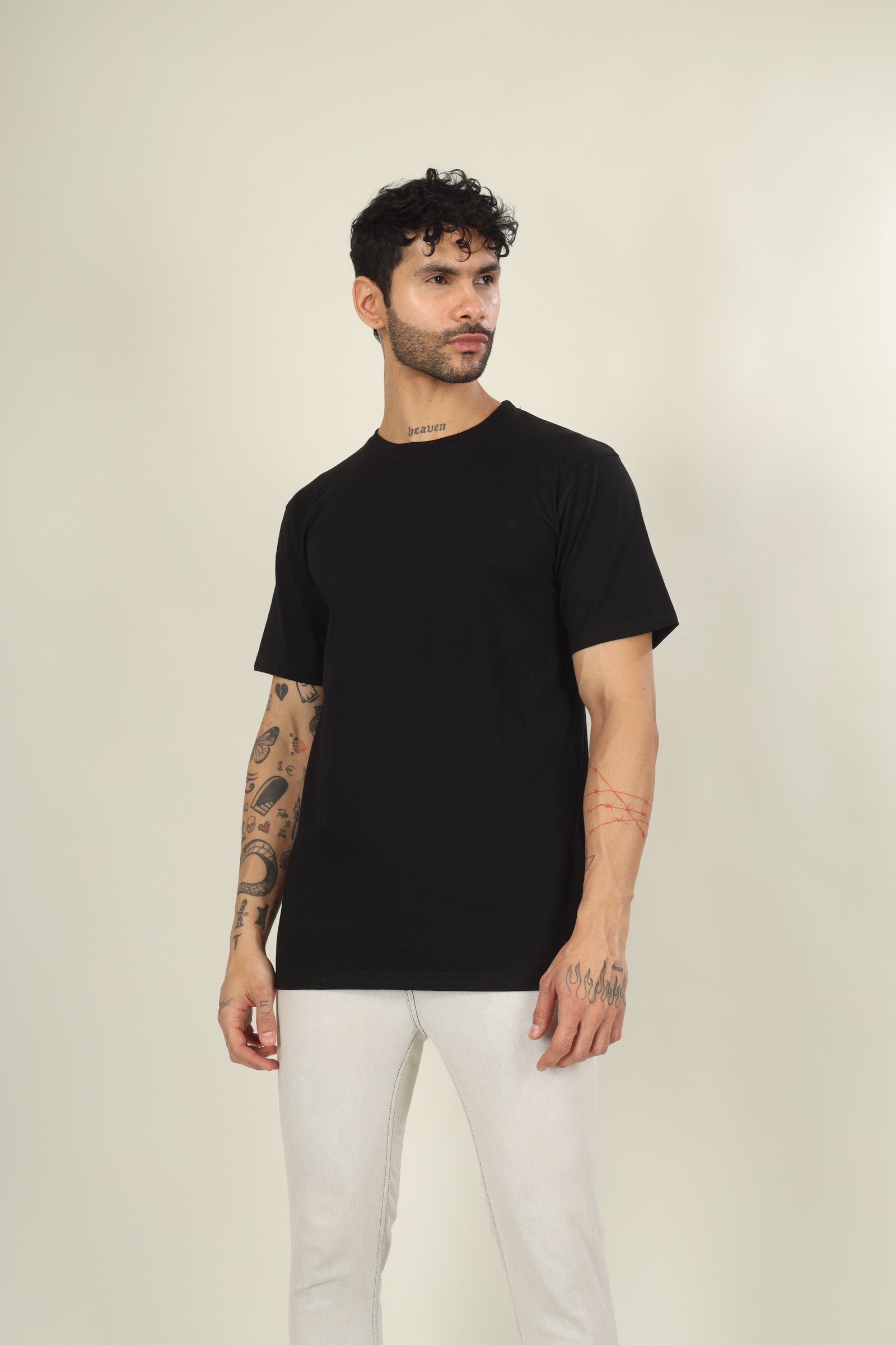 180 Gsm Regular Half Sleeve (Single Jersey Cotton)  (Without Branding )
