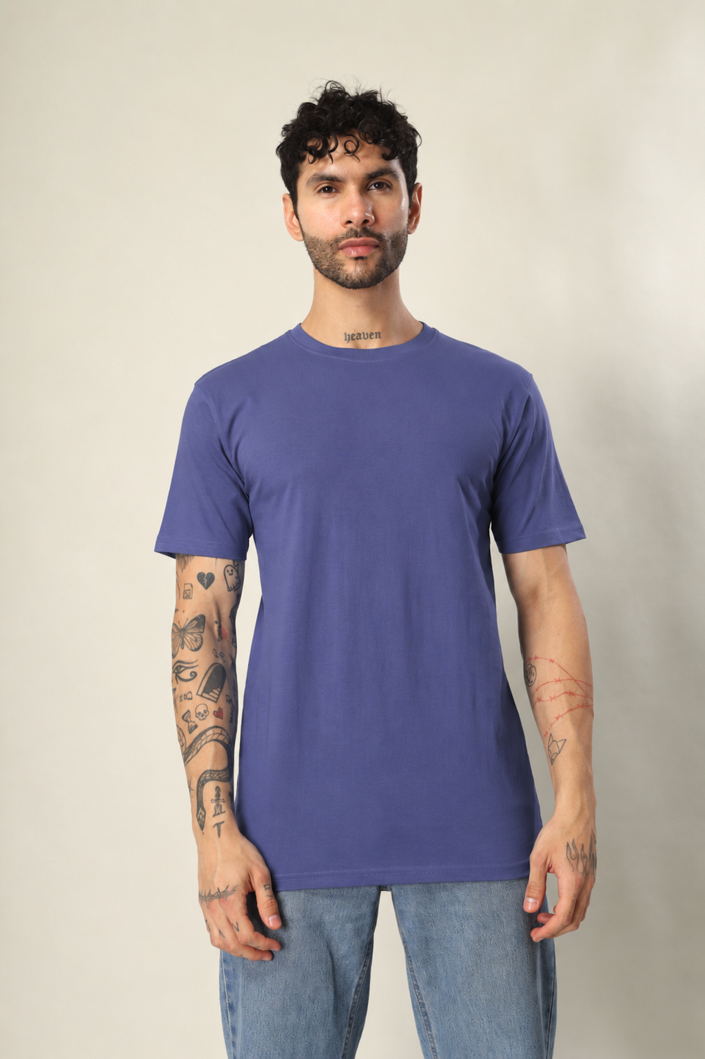 180 Gsm Regular Half Sleeve (Single Jersey Cotton)  (Without Branding )