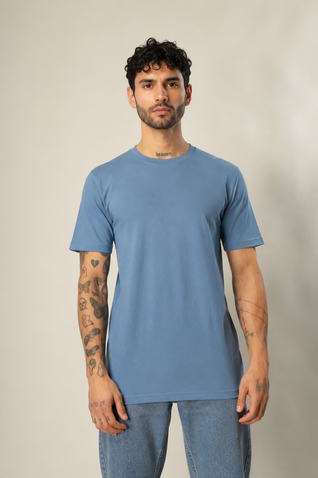 180 Gsm Regular Half Sleeve (Single Jersey Cotton)  (Without Branding )