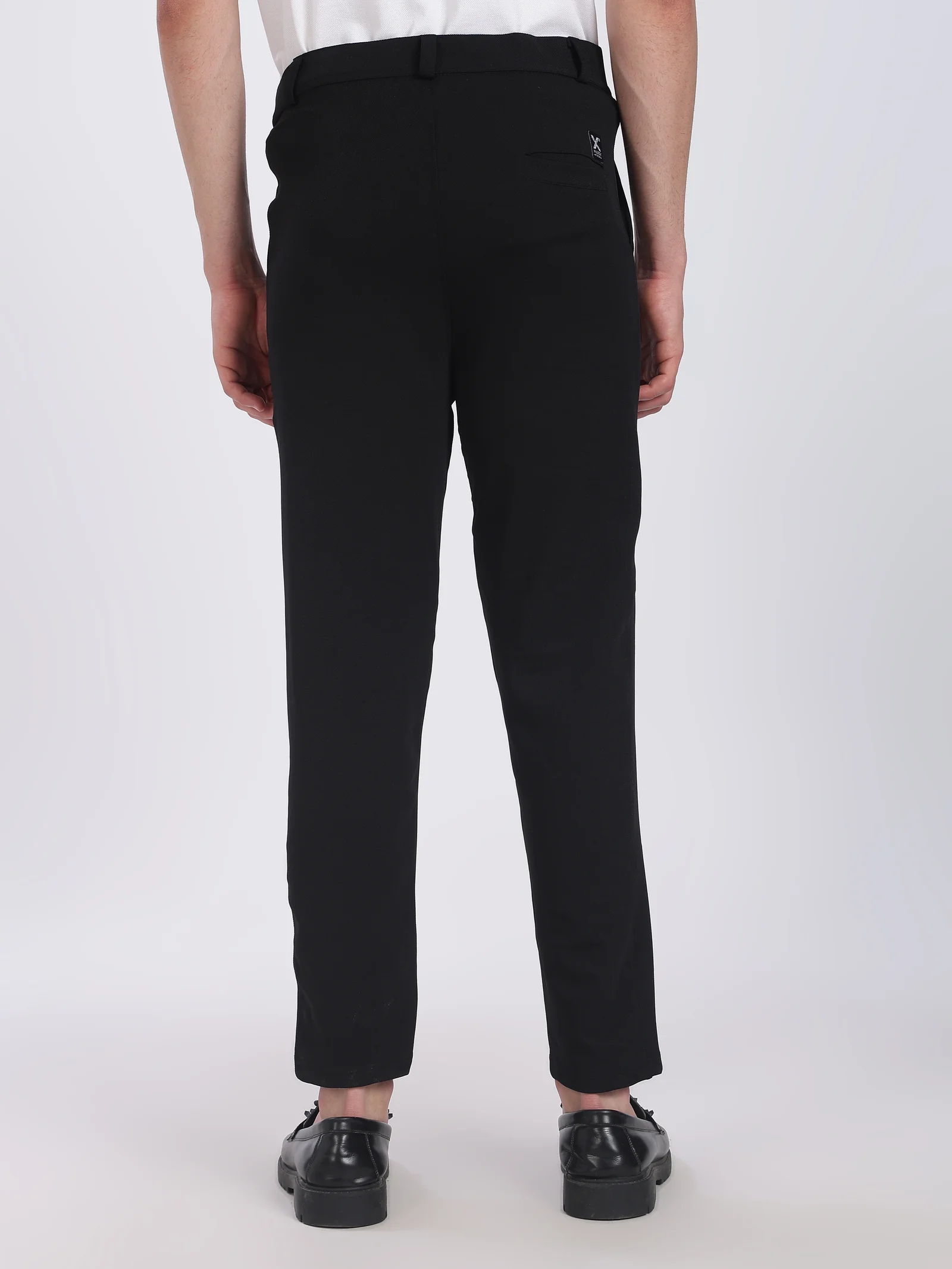 Lycra Formal Pant for Men (Black)