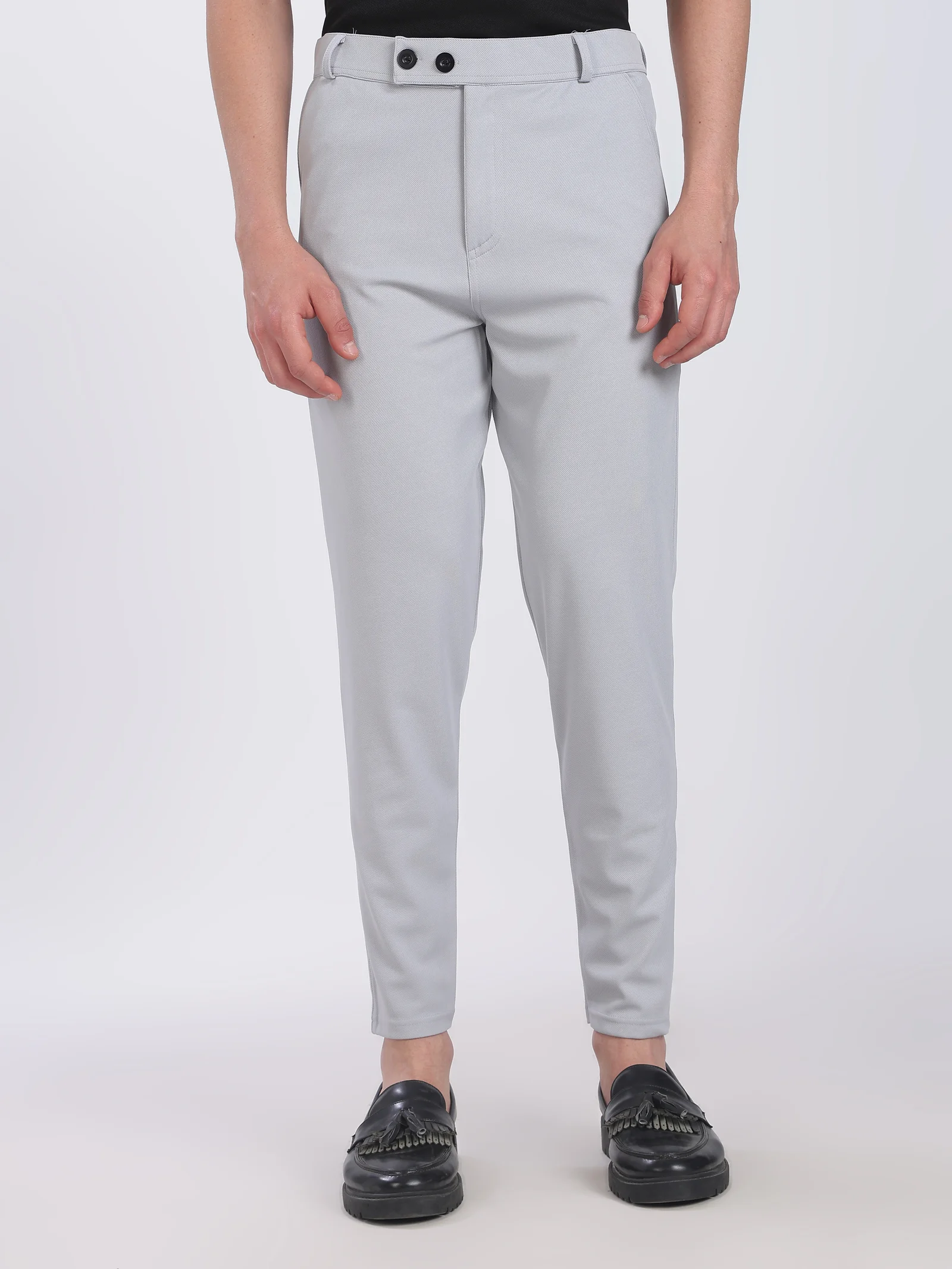 Lycra Formal Pant for Men (Light grey)