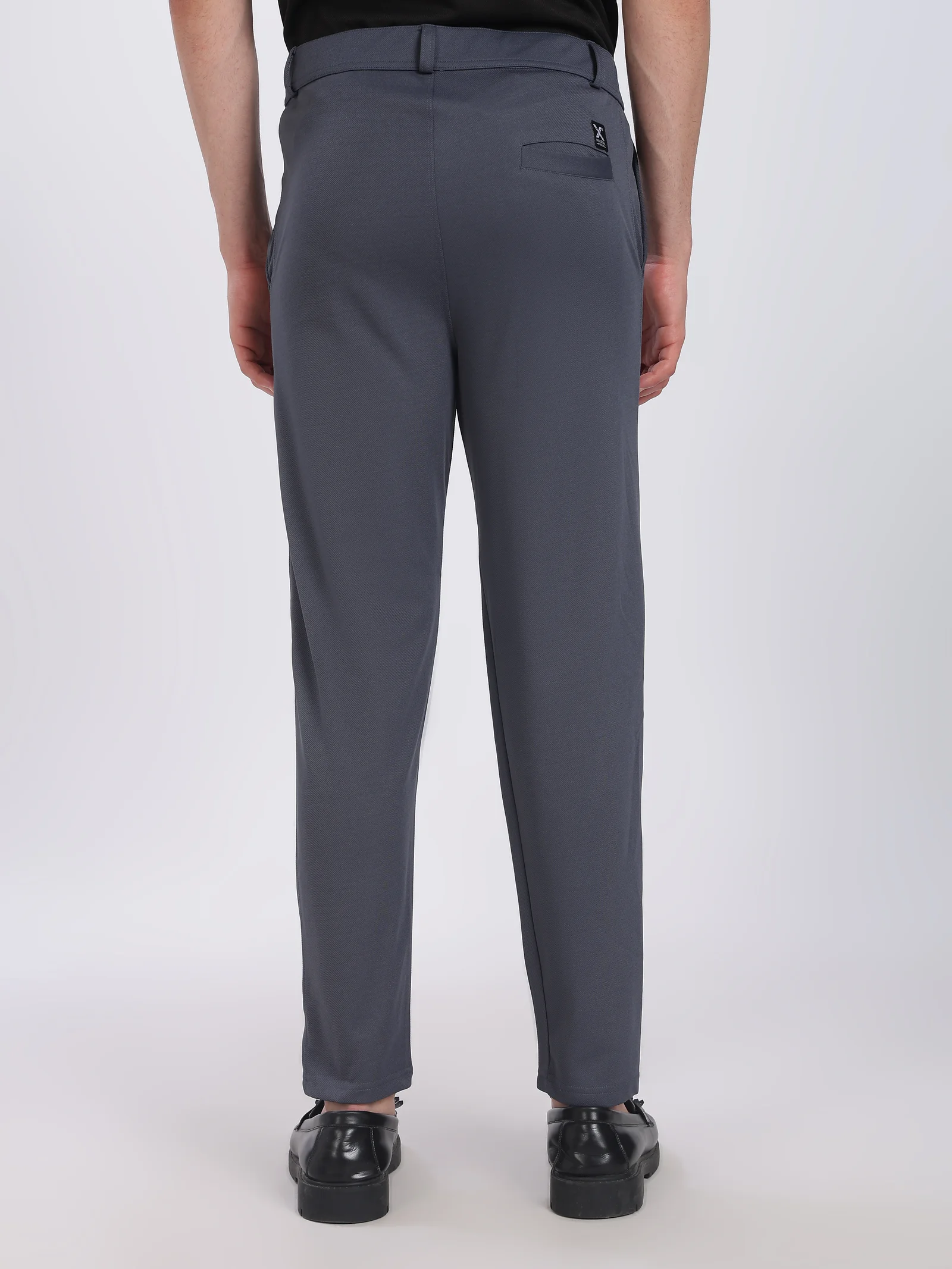 Lycra Formal Pant for Men (Dark grey)