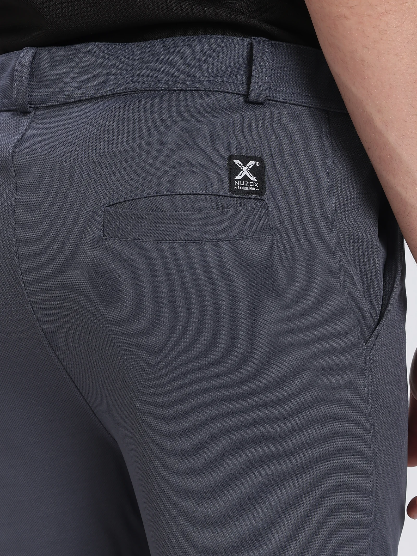 Lycra Formal Pant for Men (Dark grey)