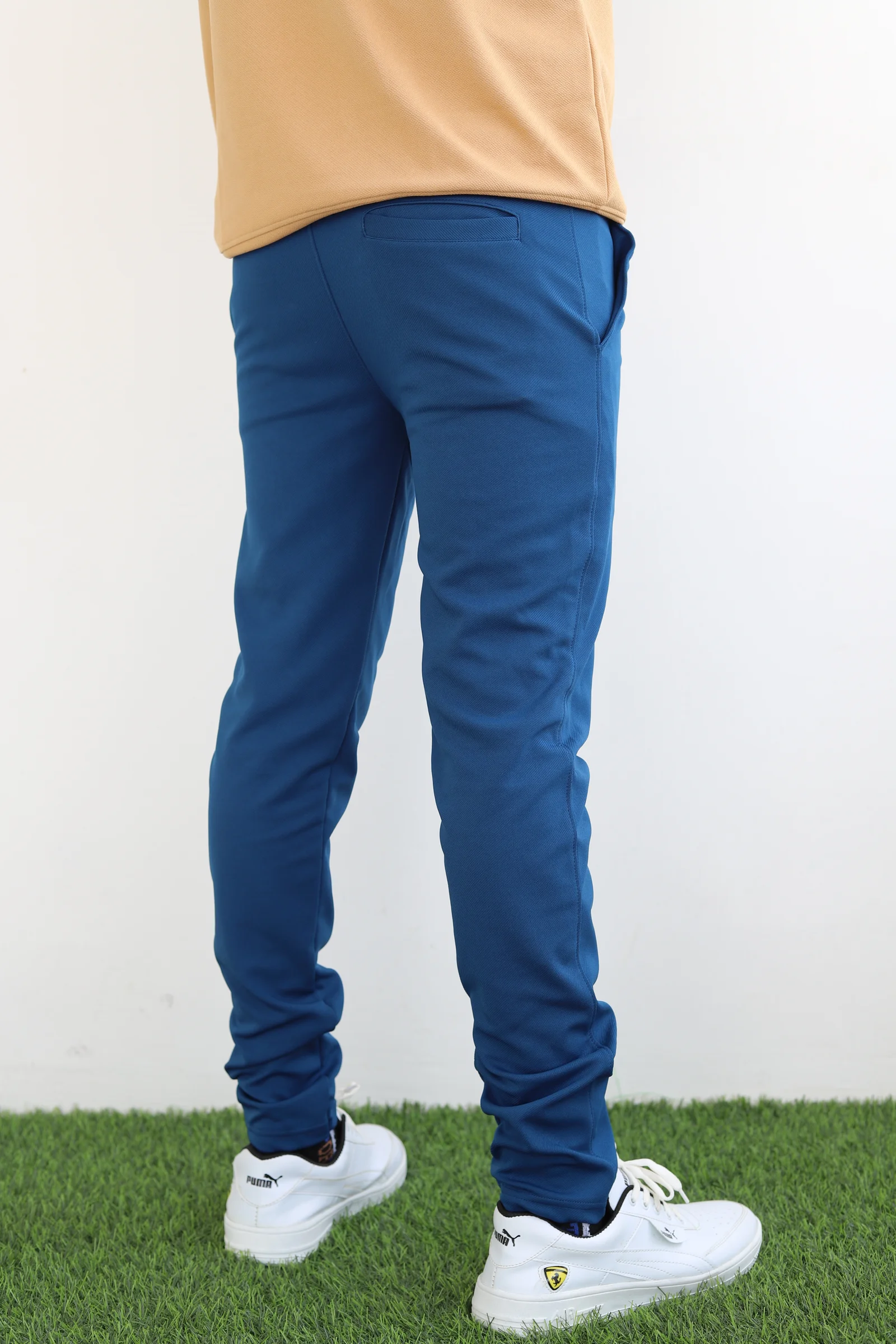 Lycra Formal Pant for Men (Airforce Blue)