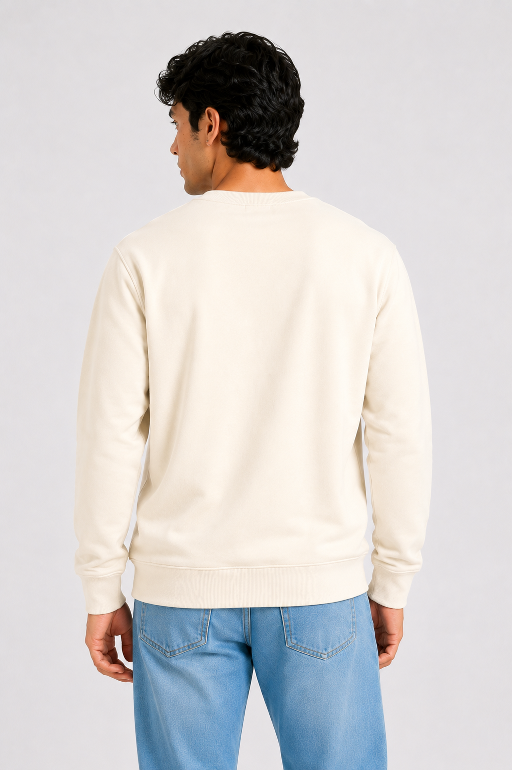 Cotton Sweatshirt-Unisex!! 240Gsm French Terry  (Without Branding )