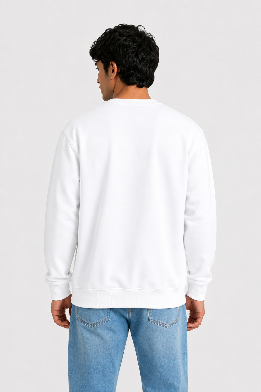Cotton Sweatshirt-Unisex!! 240Gsm French Terry  (Without Branding )